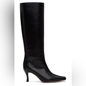 By Far black pointer leather calf boots size 6